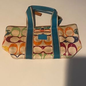 Vintage coach authentic worn